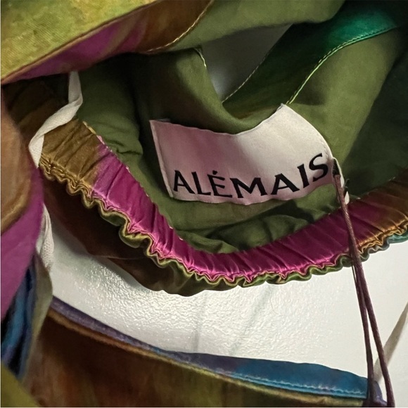 Alemais Irving Knot Midi Dress In Multi - Picture 8 of 9